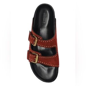 ISABEL MARANT Lennyo Sandals in Burgundy NWT.